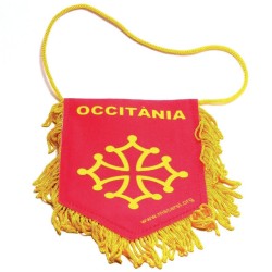 Fanion Occitània pour rétroviseur