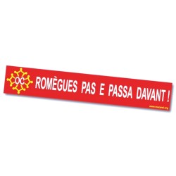 Autocollant Romègues pas